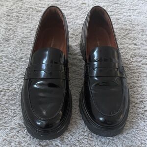 Reformation Black Loafers. Size 9